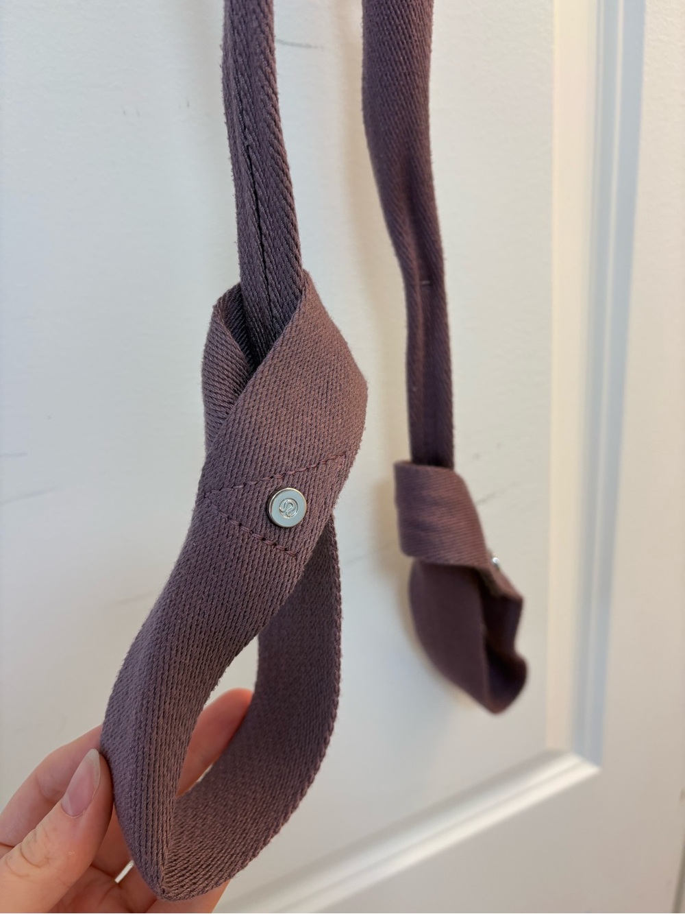 Lululemon Purple/Mauve Yoga Mat Strap - Picture 2 of 3